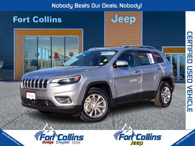 used 2021 Jeep Cherokee car, priced at $23,794