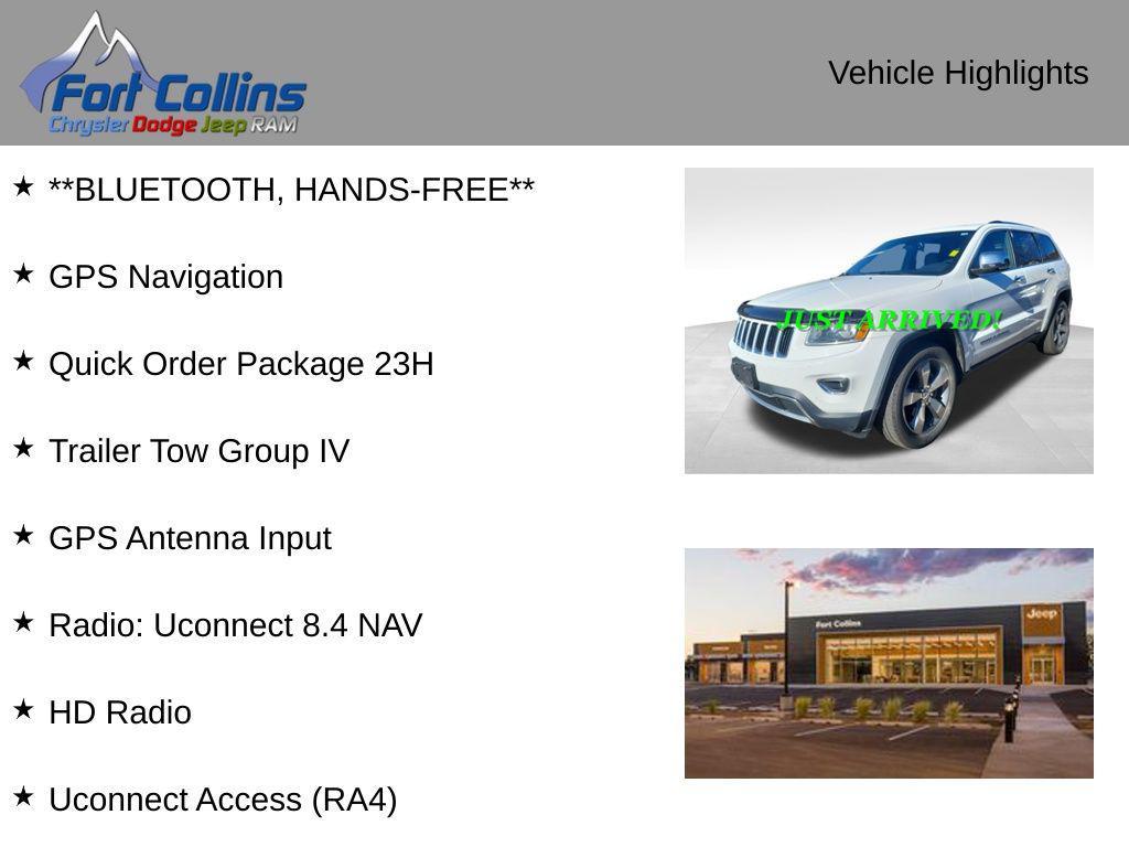 used 2015 Jeep Grand Cherokee car, priced at $12,995