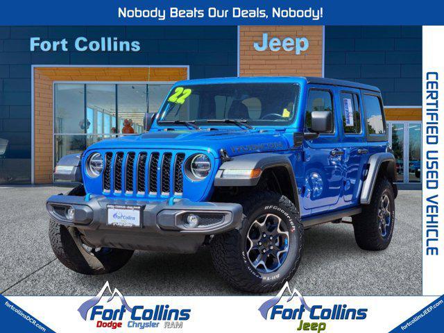 used 2022 Jeep Wrangler Unlimited car, priced at $38,294