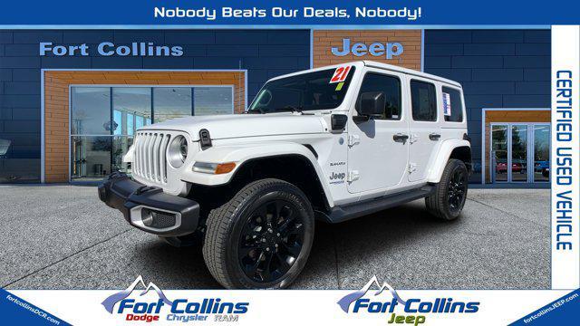 used 2021 Jeep Wrangler Unlimited car, priced at $38,794