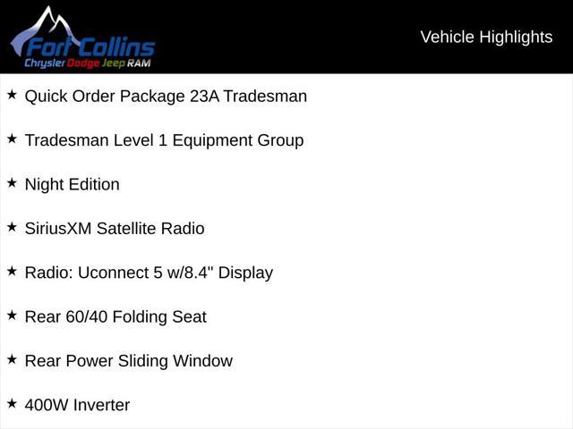 new 2025 Ram 1500 car, priced at $43,292