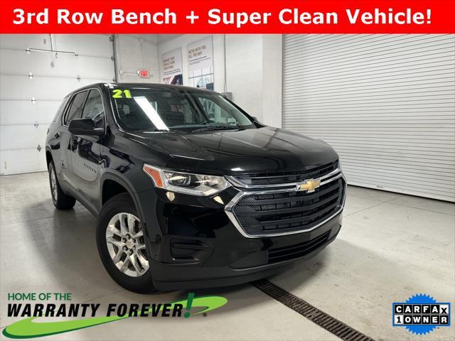 used 2021 Chevrolet Traverse car, priced at $23,395