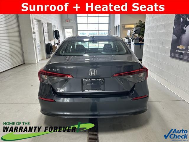 used 2022 Honda Civic car, priced at $22,995