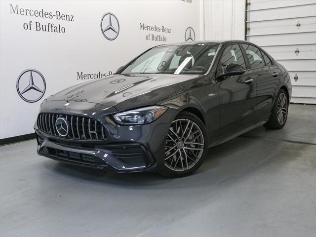 new 2024 Mercedes-Benz AMG C 43 car, priced at $73,375