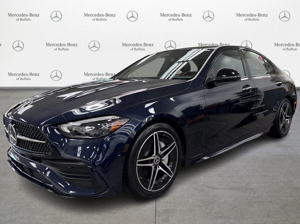 used 2022 Mercedes-Benz C-Class car, priced at $39,850