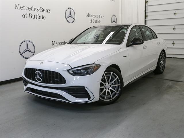 new 2024 Mercedes-Benz AMG C 43 car, priced at $71,280