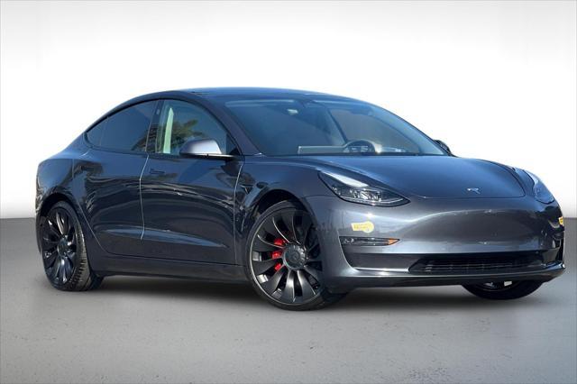 used 2022 Tesla Model 3 car, priced at $29,483