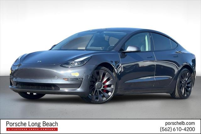 used 2022 Tesla Model 3 car, priced at $29,483