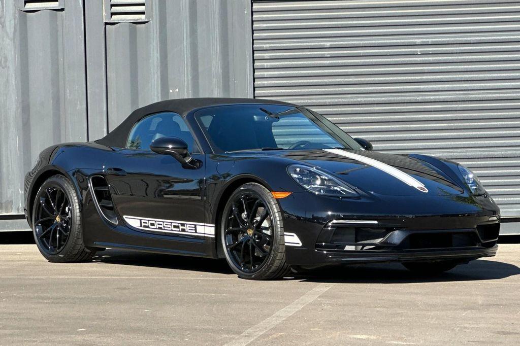 new 2025 Porsche 718 Boxster car, priced at $100,965