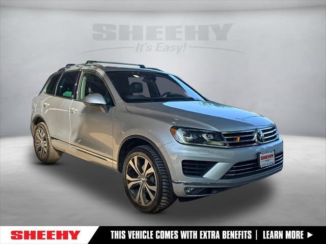 used 2017 Volkswagen Touareg car, priced at $16,500