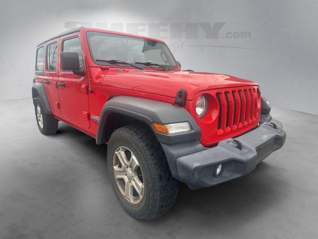 used 2021 Jeep Wrangler Unlimited car, priced at $22,897
