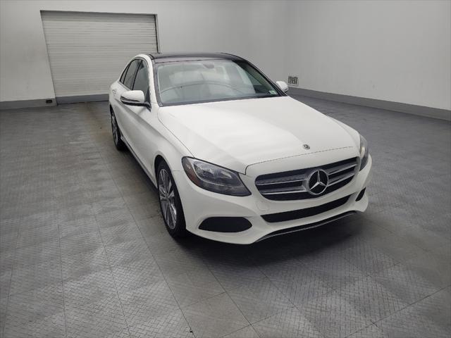 used 2018 Mercedes-Benz C-Class car, priced at $27,095