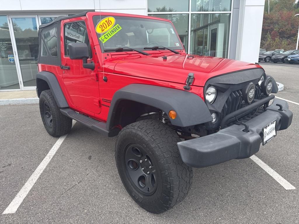 used 2016 Jeep Wrangler car, priced at $16,893