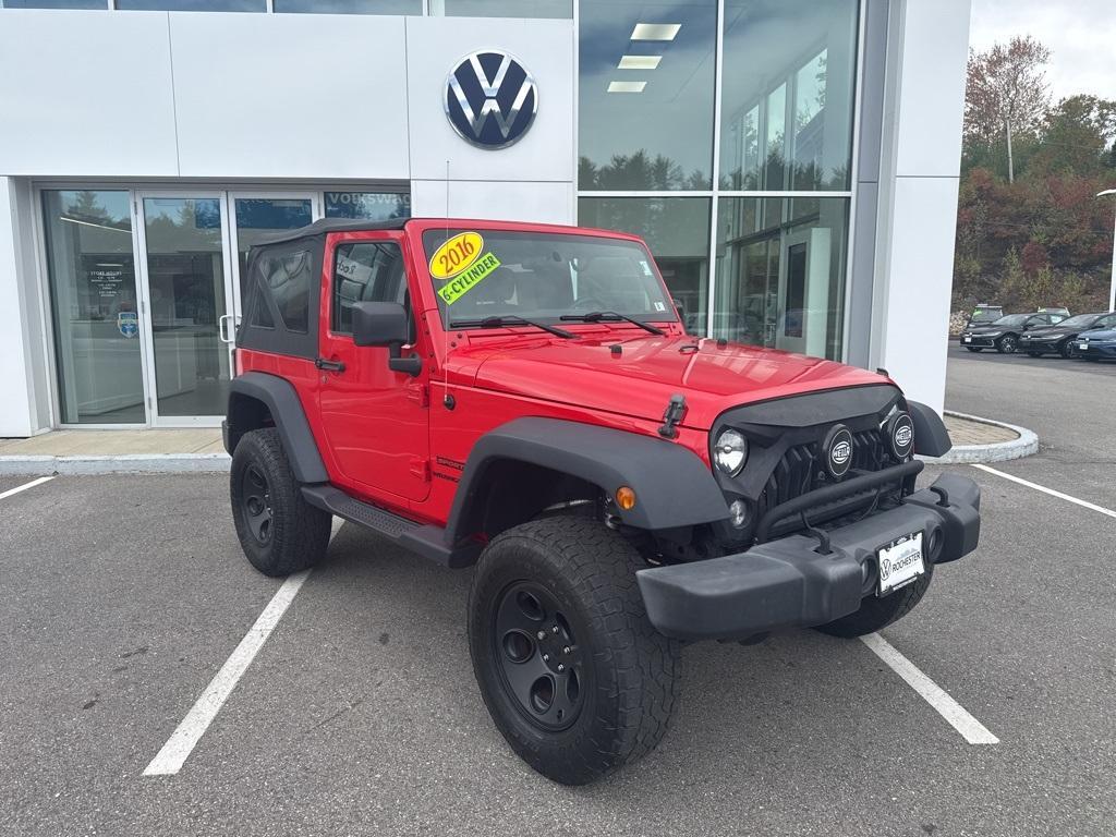 used 2016 Jeep Wrangler car, priced at $16,893