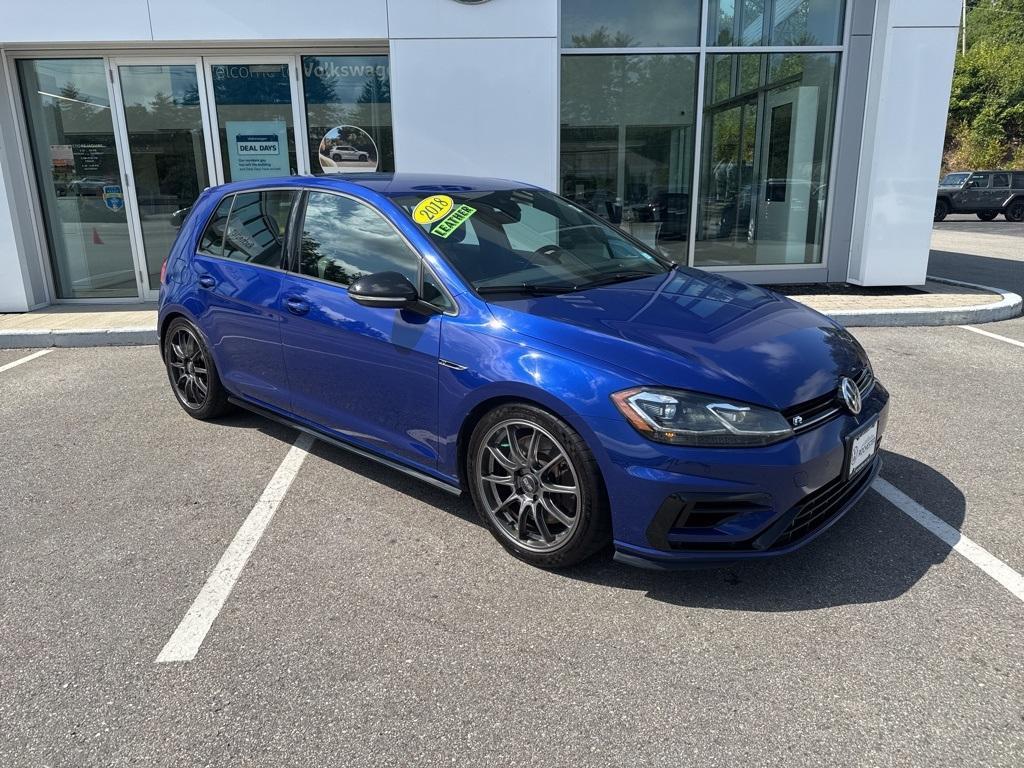 used 2018 Volkswagen Golf R car, priced at $25,896