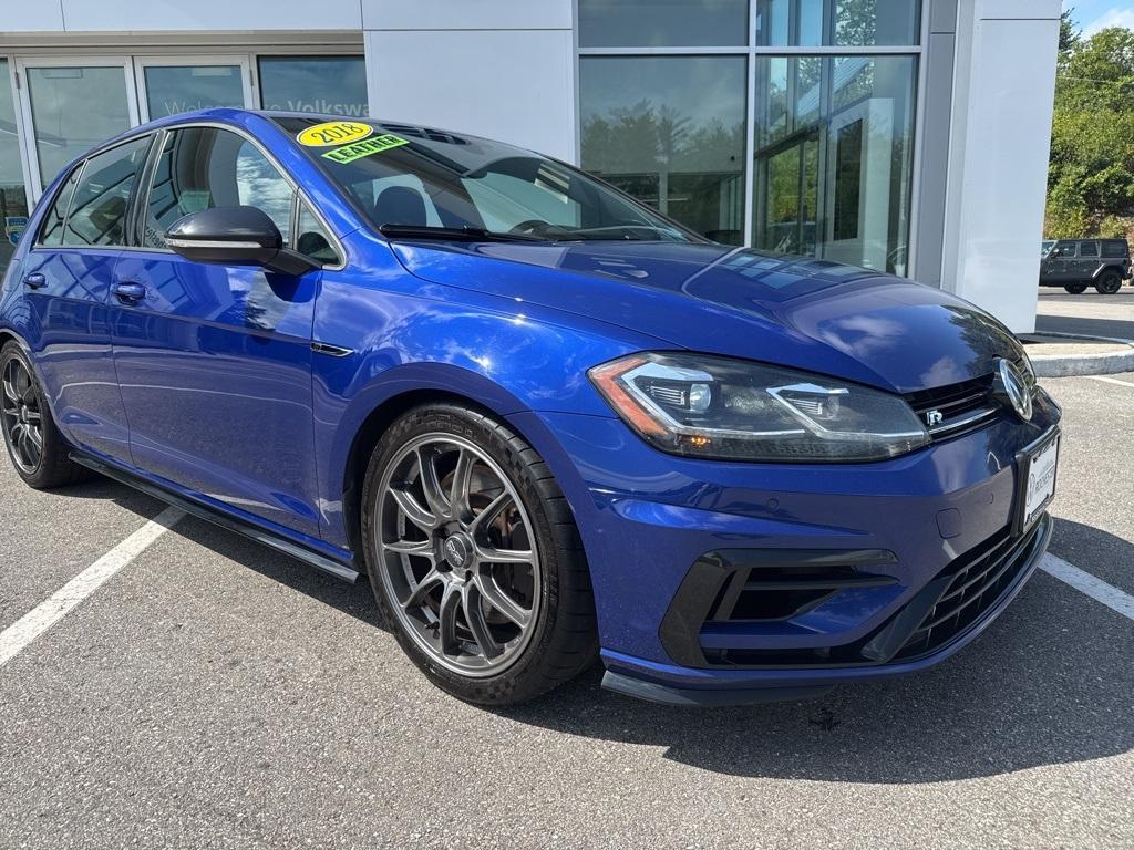 used 2018 Volkswagen Golf R car, priced at $25,896