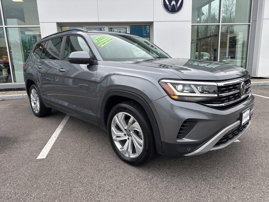 used 2021 Volkswagen Atlas car, priced at $23,998