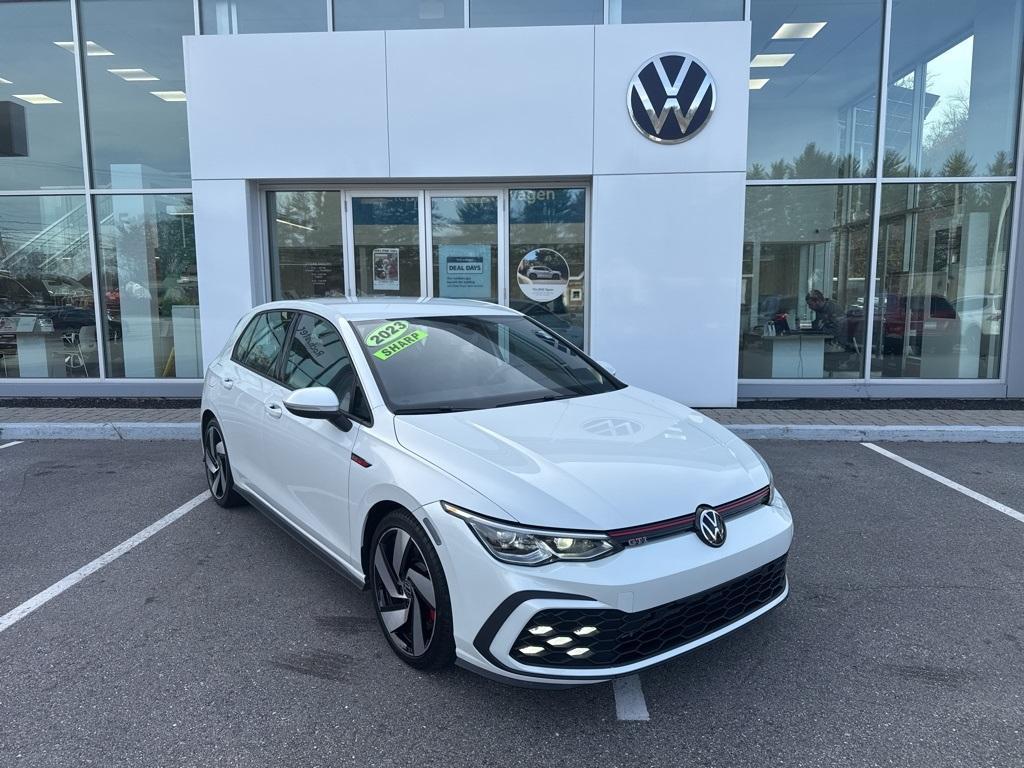 used 2023 Volkswagen Golf GTI car, priced at $25,596