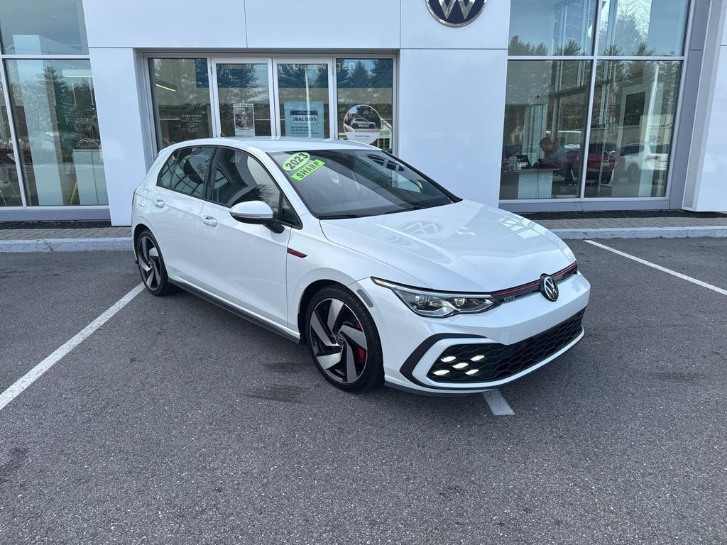 used 2023 Volkswagen Golf GTI car, priced at $25,596