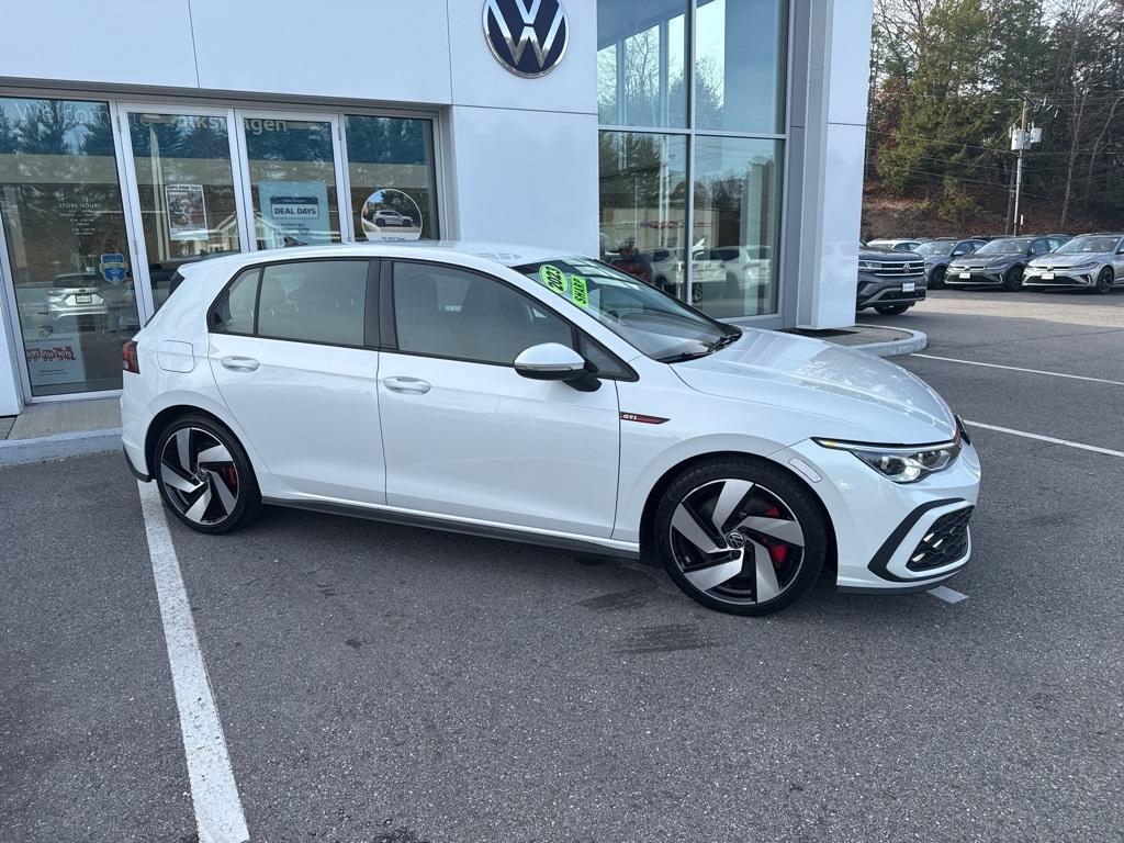 used 2023 Volkswagen Golf GTI car, priced at $25,596
