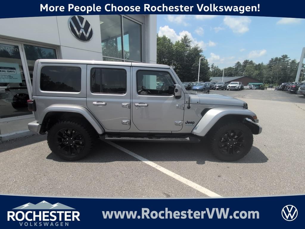 used 2021 Jeep Wrangler Unlimited 4xe car, priced at $34,995