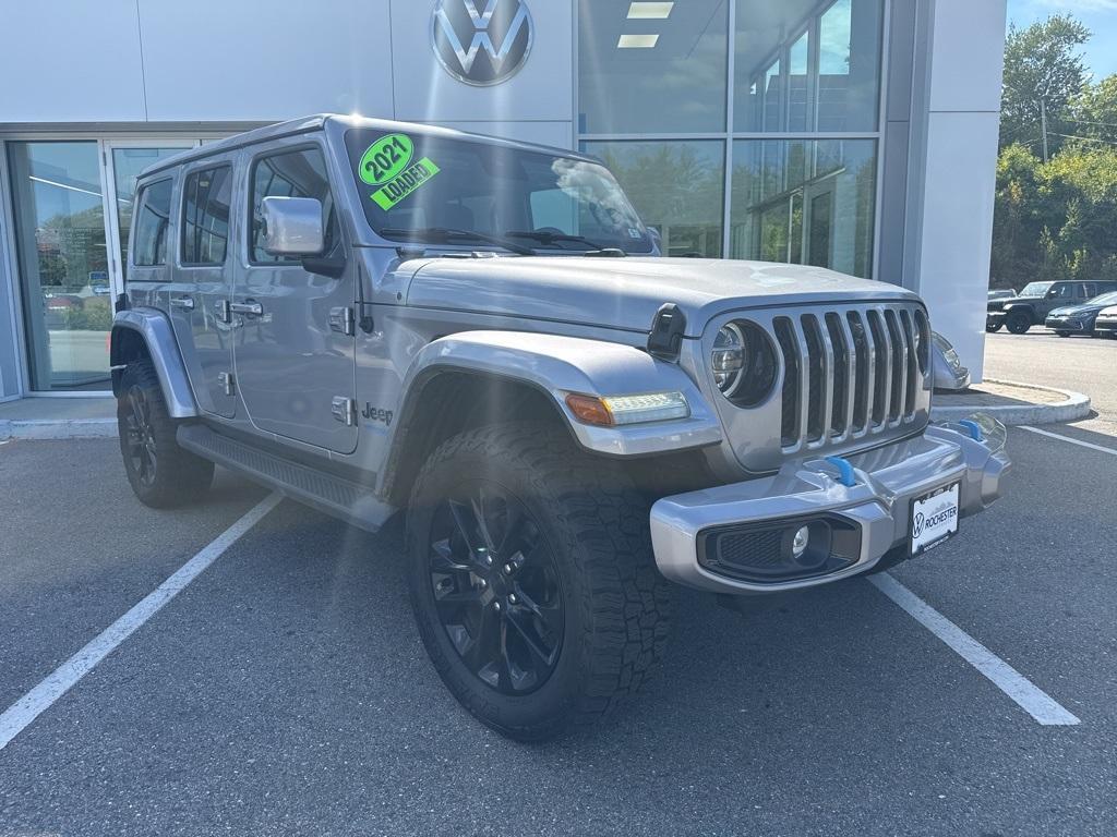 used 2021 Jeep Wrangler Unlimited 4xe car, priced at $30,095