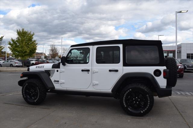 used 2021 Jeep Wrangler car, priced at $28,000