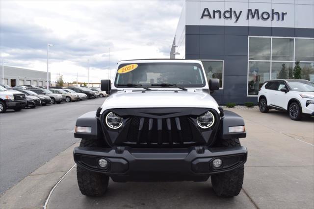 used 2021 Jeep Wrangler car, priced at $28,000