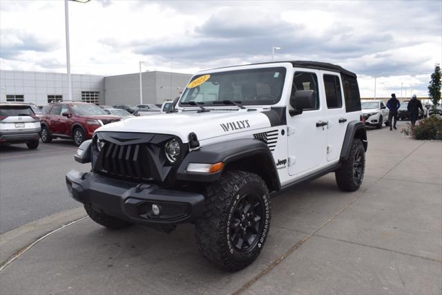 used 2021 Jeep Wrangler car, priced at $28,000