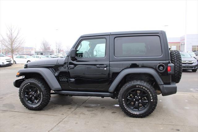 used 2021 Jeep Wrangler car, priced at $28,888