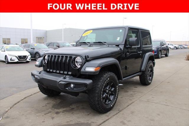 used 2021 Jeep Wrangler car, priced at $28,888