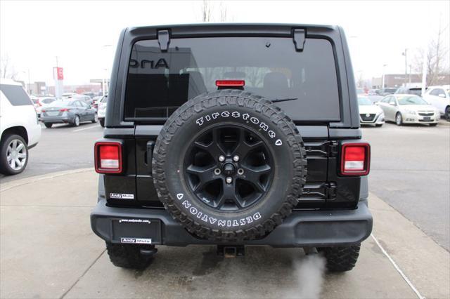 used 2021 Jeep Wrangler car, priced at $28,888