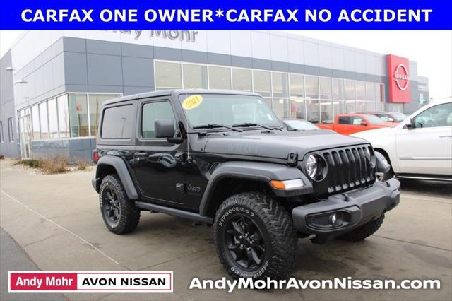 used 2021 Jeep Wrangler car, priced at $28,888