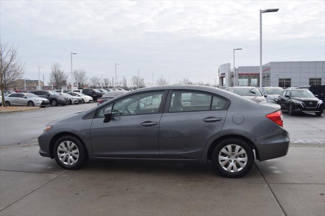 used 2012 Honda Civic car, priced at $8,961