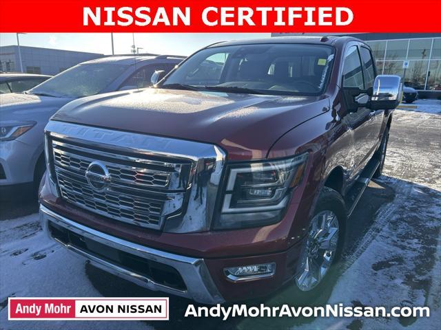 used 2021 Nissan Titan car, priced at $36,500