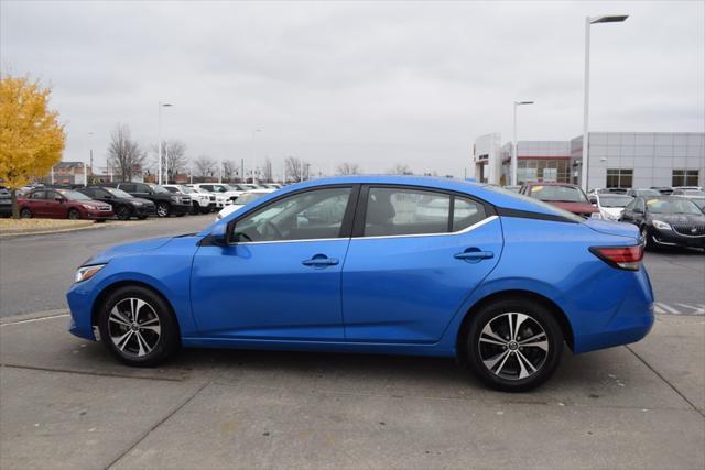 used 2021 Nissan Sentra car, priced at $16,500