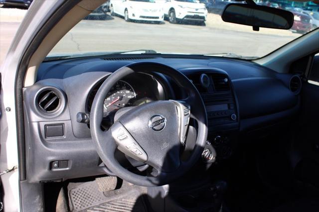 used 2015 Nissan Versa car, priced at $3,500