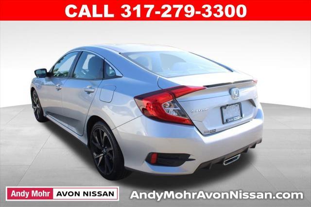 used 2019 Honda Civic car, priced at $21,500