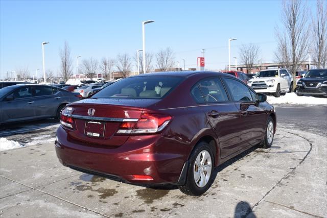 used 2015 Honda Civic car, priced at $14,500