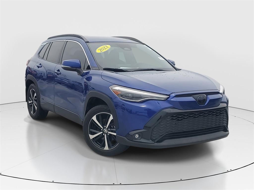 used 2023 Toyota Corolla Cross Hybrid car, priced at $28,991