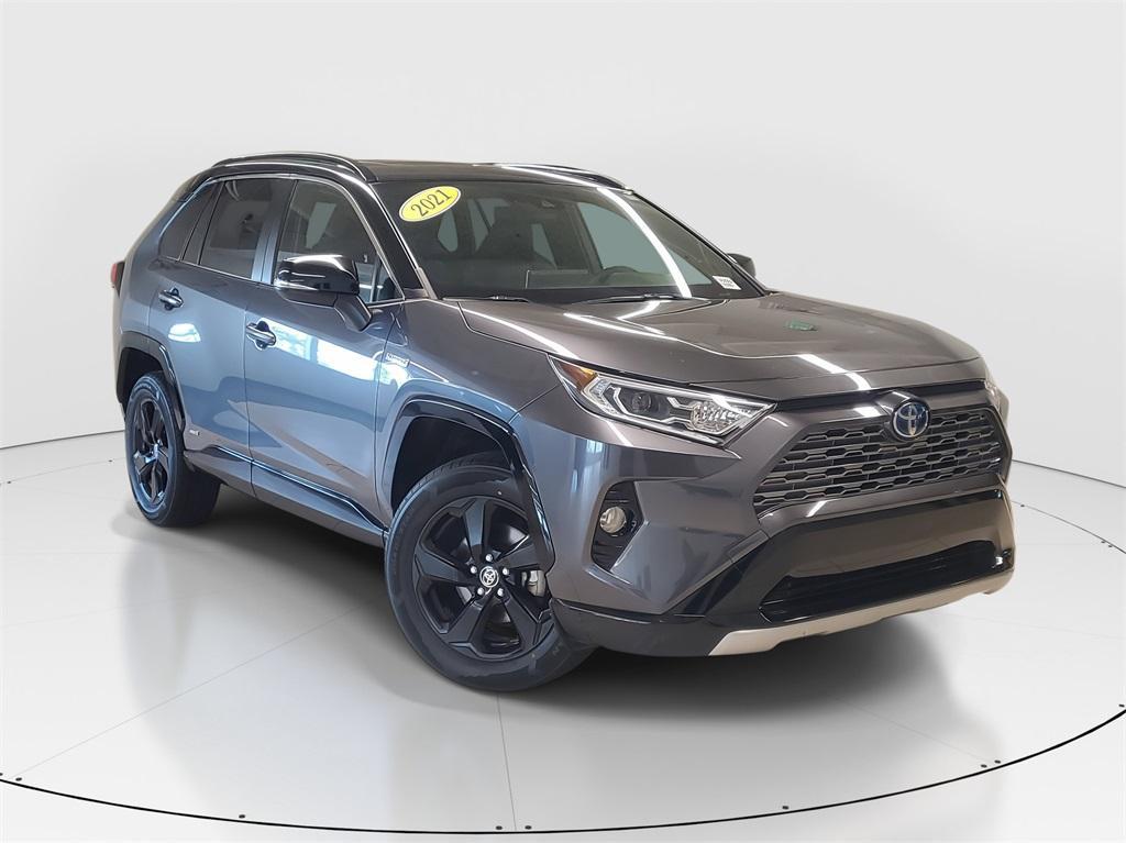 used 2021 Toyota RAV4 Hybrid car, priced at $28,694