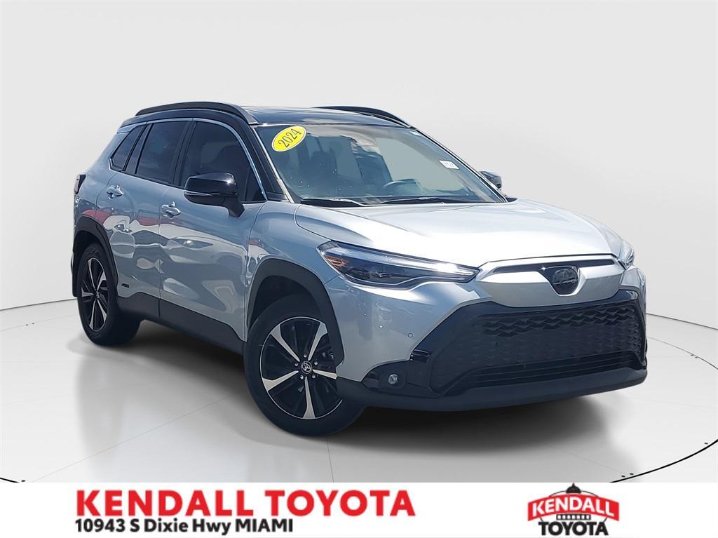 used 2024 Toyota Corolla Cross Hybrid car, priced at $31,591