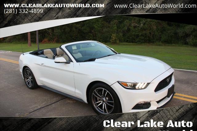 used 2017 Ford Mustang car, priced at $15,988