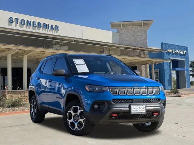 used 2022 Jeep Compass car, priced at $22,450