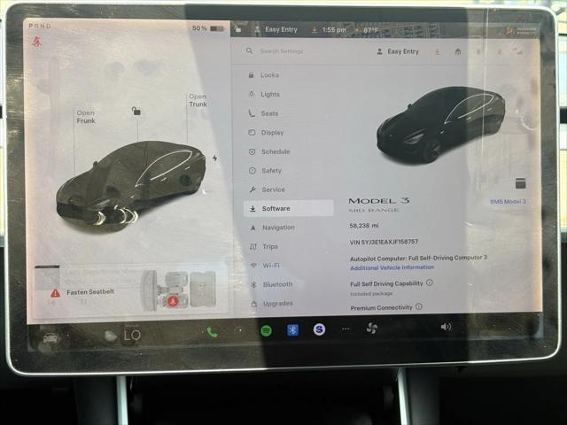 used 2018 Tesla Model 3 car, priced at $23,950
