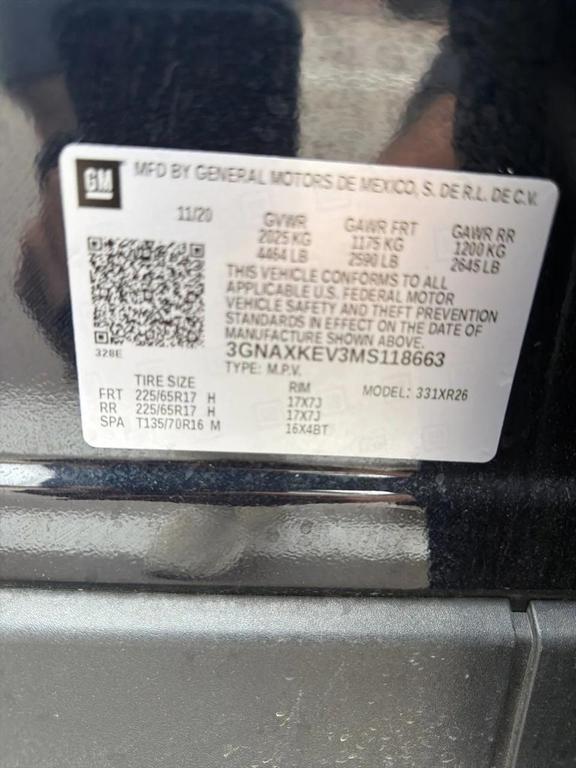 used 2021 Chevrolet Equinox car, priced at $18,250