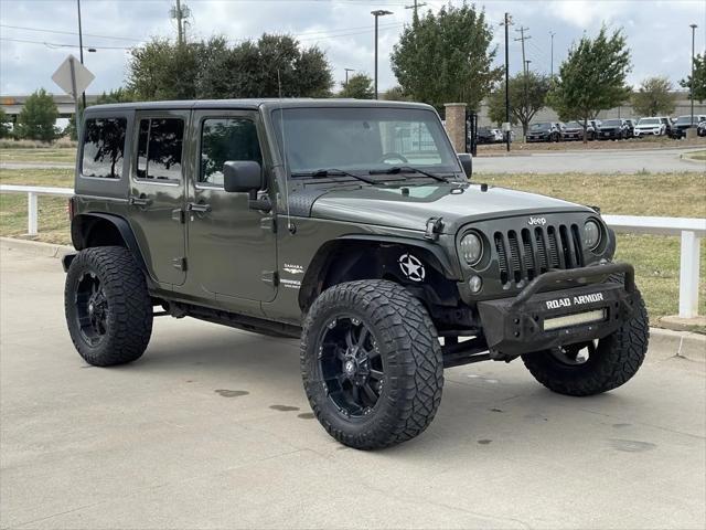 used 2015 Jeep Wrangler Unlimited car, priced at $17,400