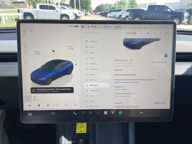 used 2024 Tesla Model 3 car, priced at $39,550