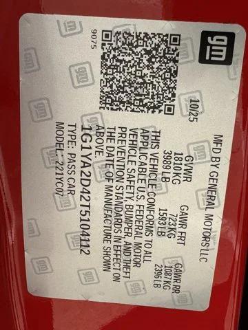 new 2026 Chevrolet Corvette car, priced at $71,977