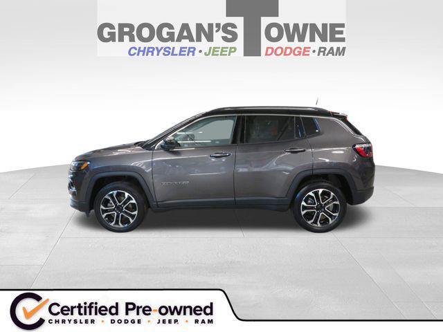 used 2022 Jeep Compass car, priced at $21,552